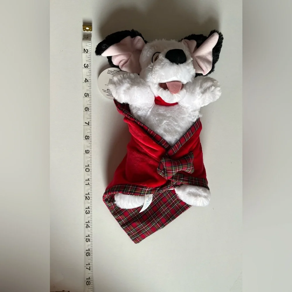 NWT Disney Babies Baby 101 Dalmatians Dog w/ Swaddle Blanket Stuffed Animal